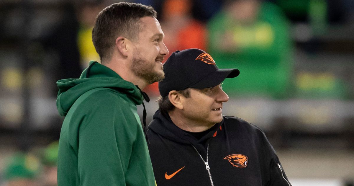 Dan Lanning weighs impact of familiarity with Jonathan Smith, Aidan Chiles on Oregon-Michigan State game