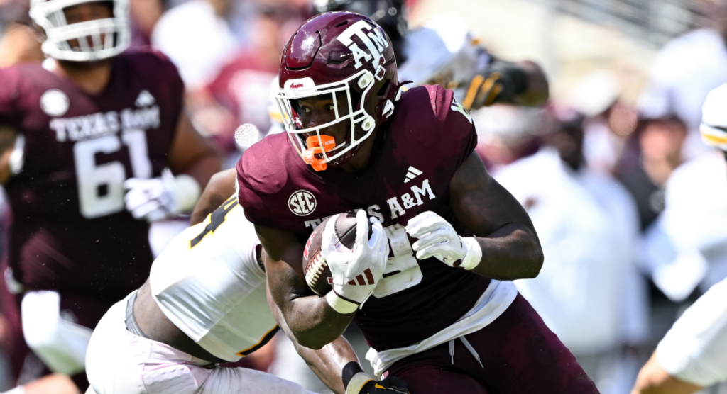 Texas A&M running back Le'Veon Moss had big words for Missouri after a 41-10 win.