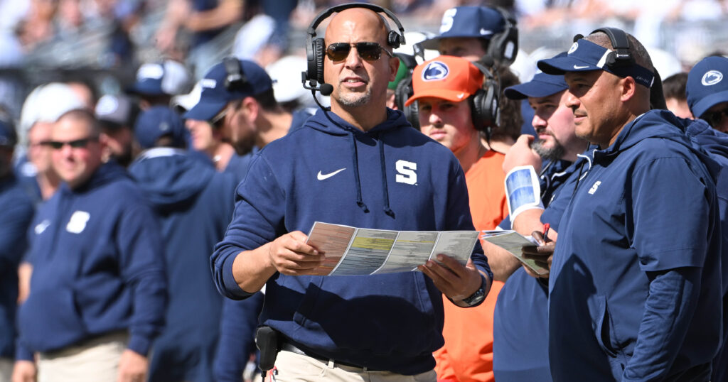 Penn State head coach James Franklin