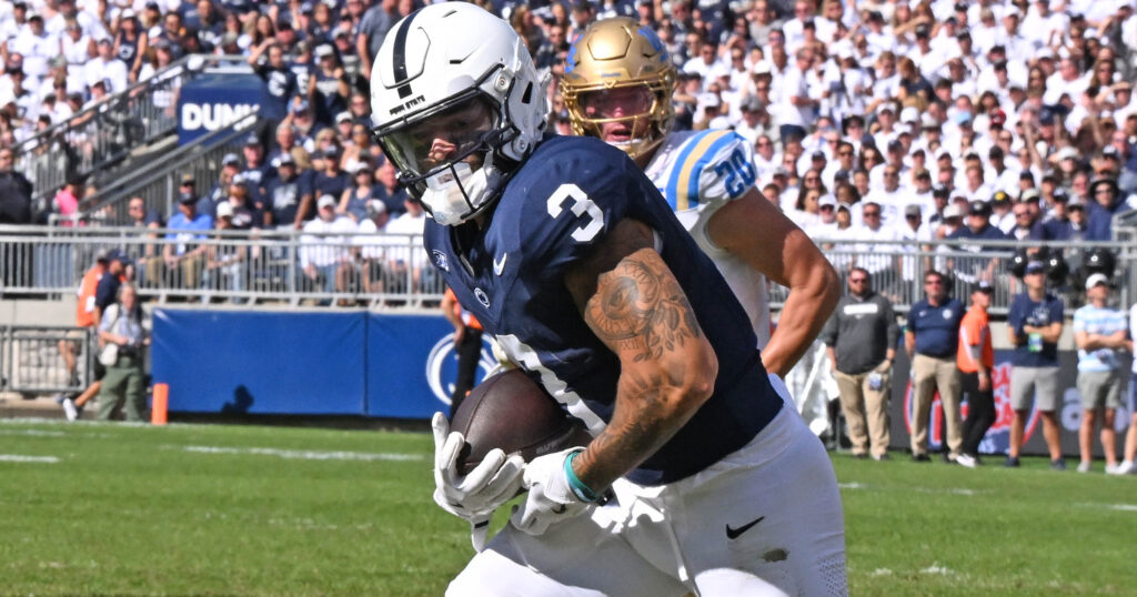 Penn State wide receiver Julian Fleming