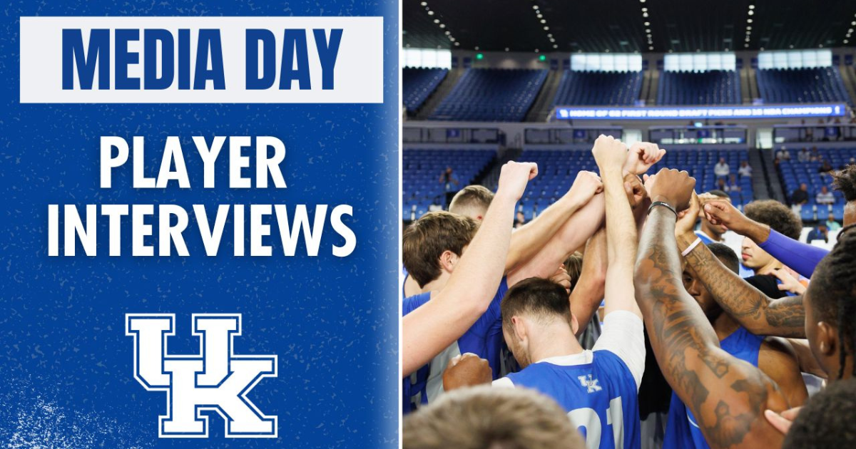 WATCH: Kentucky MBB player interviews from 2024-25 Media Day