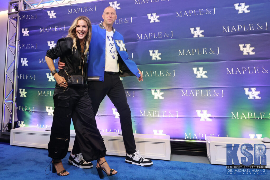 Mark and Lee Anne Pope at Big Blue Madness - Dr. Michael Huang, Kentucky Sports Radio