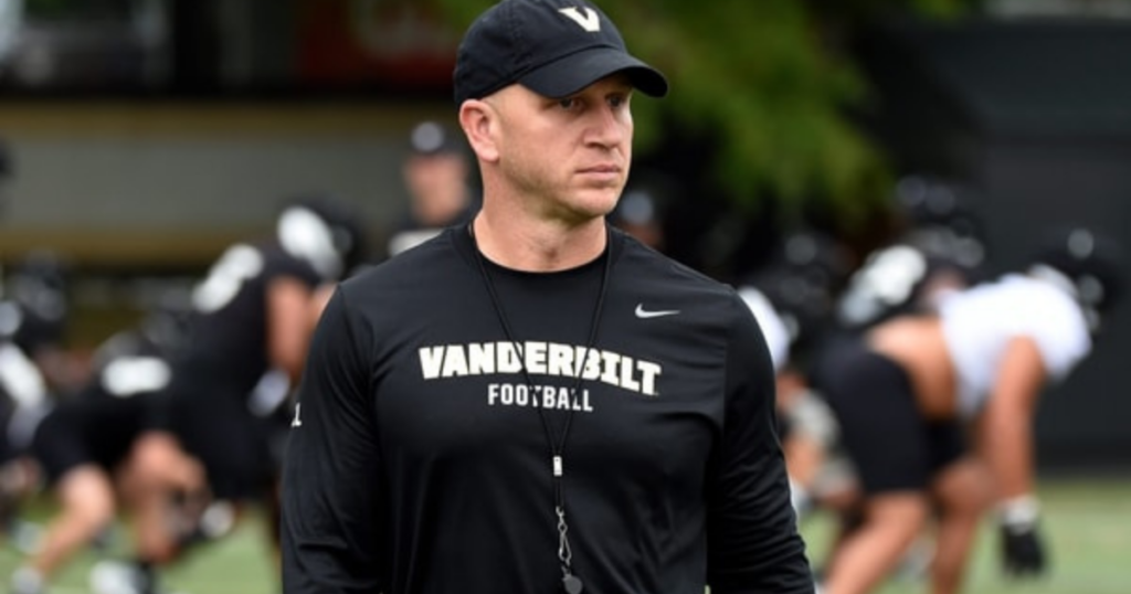 Vanderbilt head coach Clark Lea