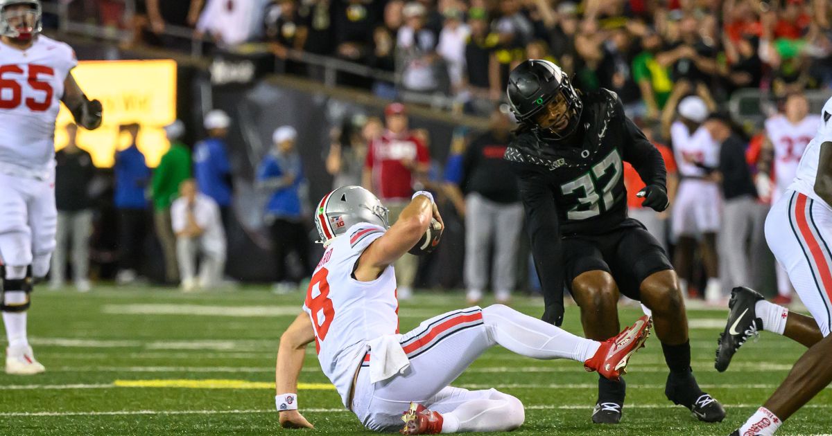 Ohio State Timeline of gameending sequence at Oregon