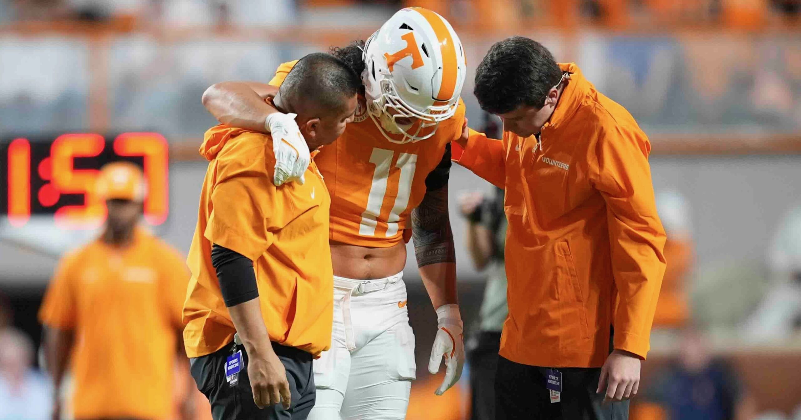 Josh Heupel pays tribute to injured Tennessee LB Keenan Pili