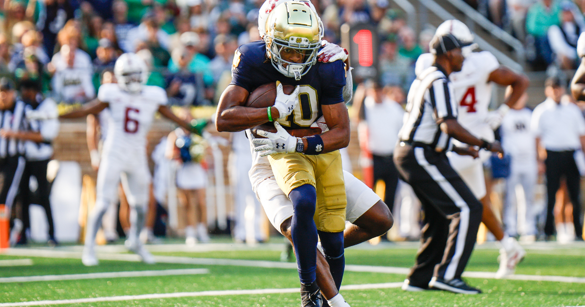 Former Notre Dame WR Kris Mitchell invited to Las Vegas Raiders mini camp