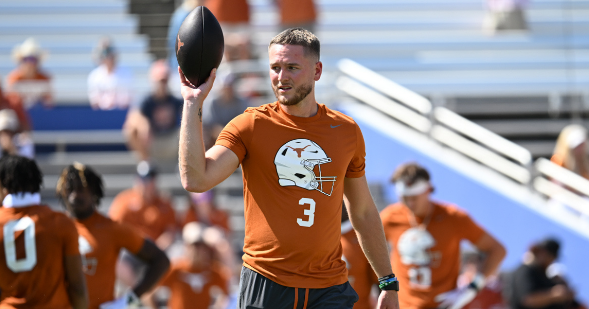 Quinn Ewers is not participating in the typical Monday media session with Texas media