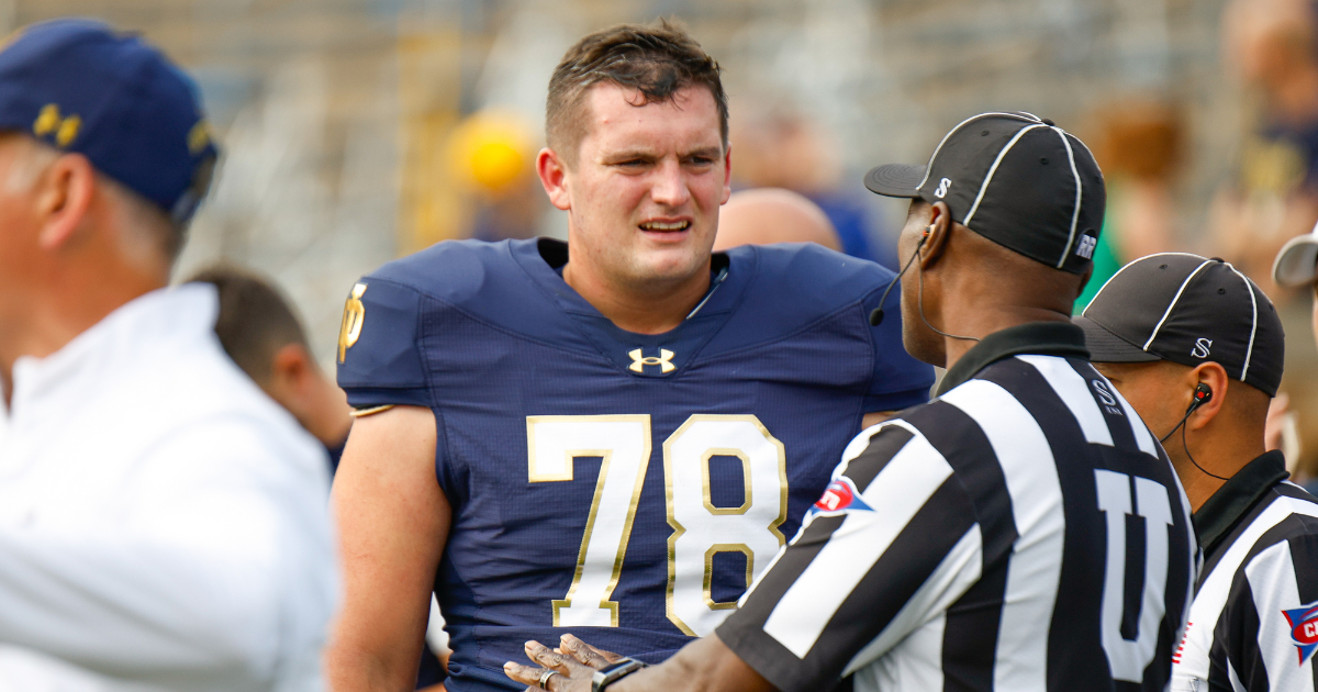 'Give Him His Flowers' Notre Dame Football Player of the Week: Pat Coogan