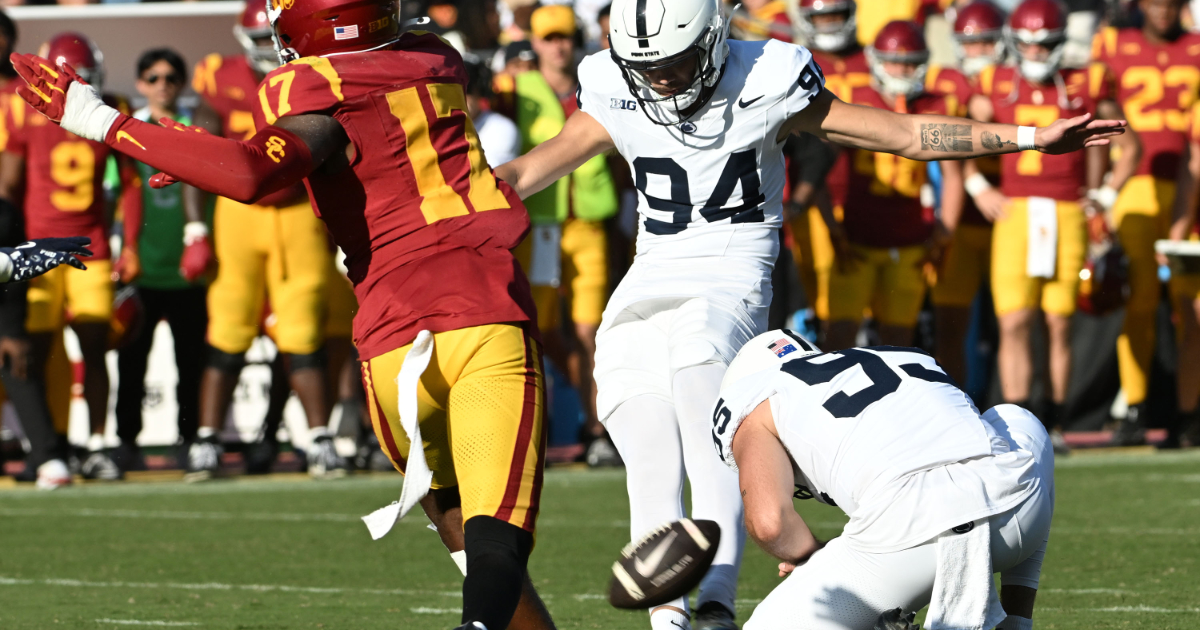 Penn State kicker Ryan Barker named B1G Freshman of the Week - On3