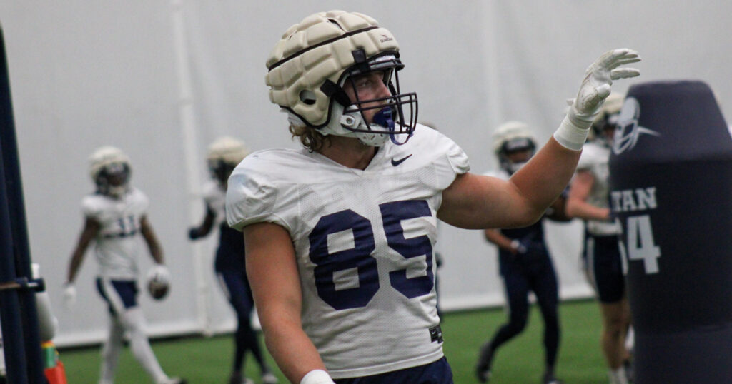 Nittany Lions tight end Luke Reynolds. (Pickel/BWI)