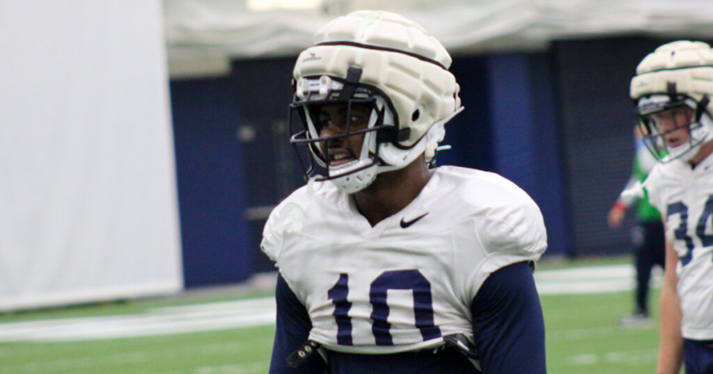 Nittany Lions running back Nicholas Singleton. (Pickel/BWI)