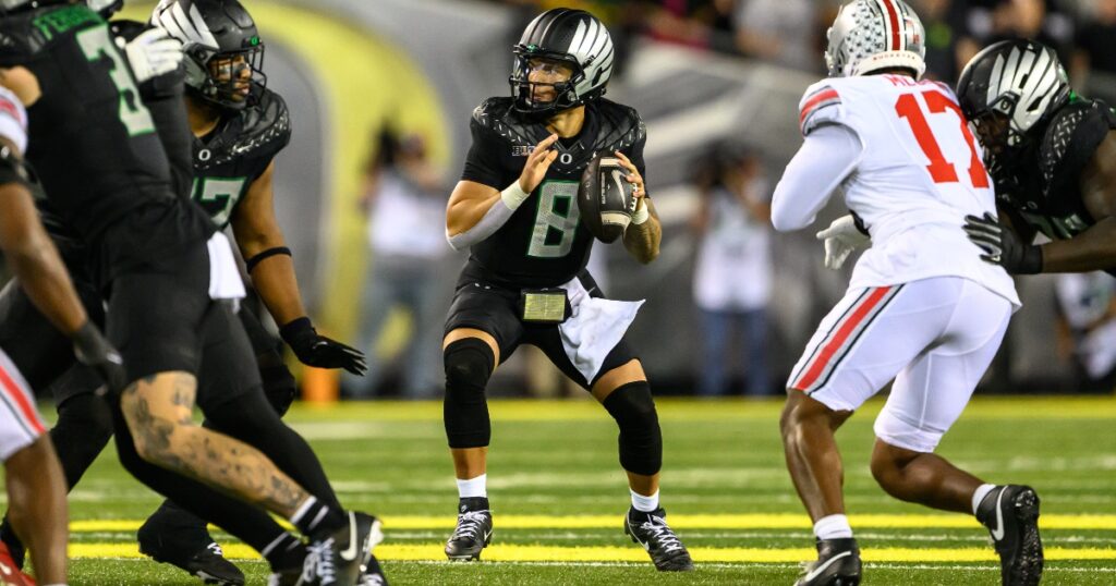 urban-meyer-credits-dillon-gabriel-leading-oregon-win-over-ohio-state