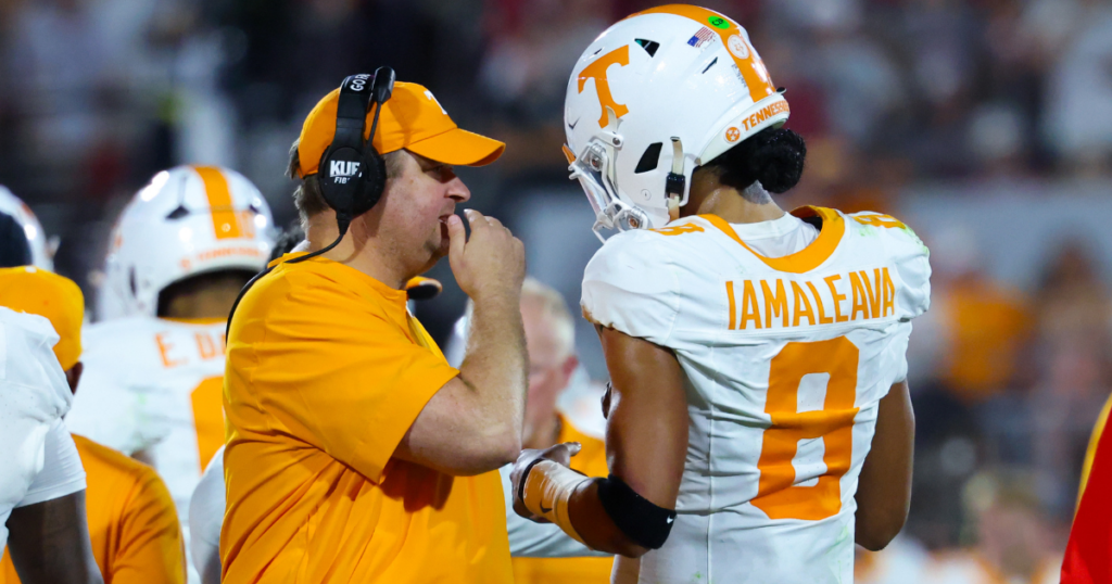 Tennessee's Josh Heupel and Nico Iamaleava