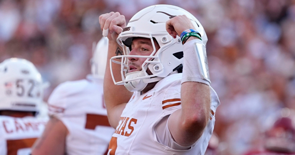 Texas coach Steve Sarkisian spoke on the odds for Quinn Ewers to win the Heisman Trophy.