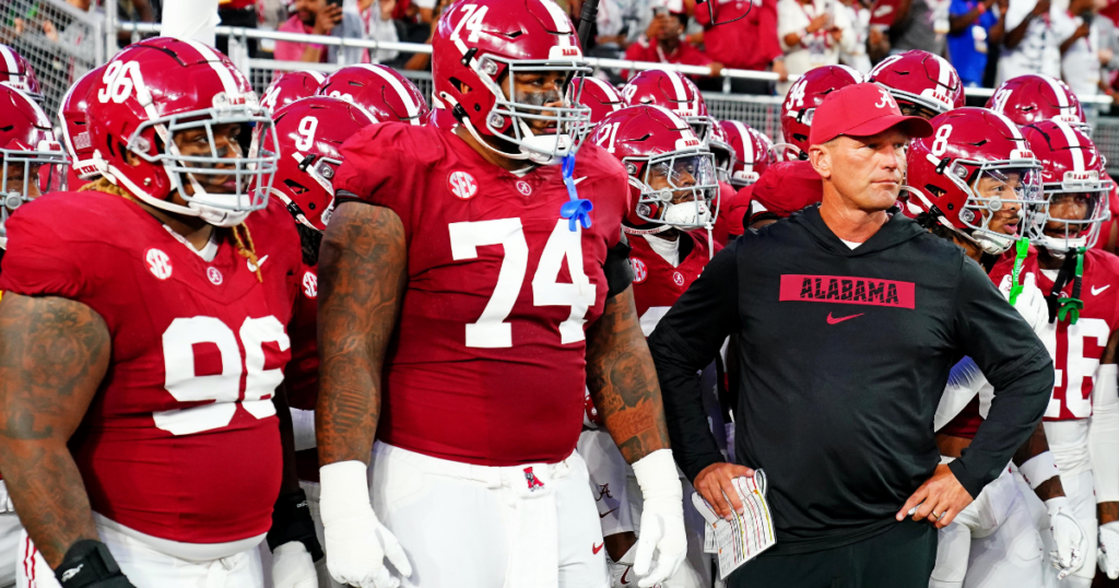 Alabama takes the field vs. Georgia