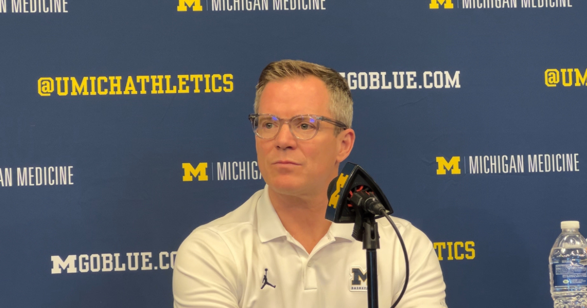 Michigan press conference Dusty May previews 202425 season