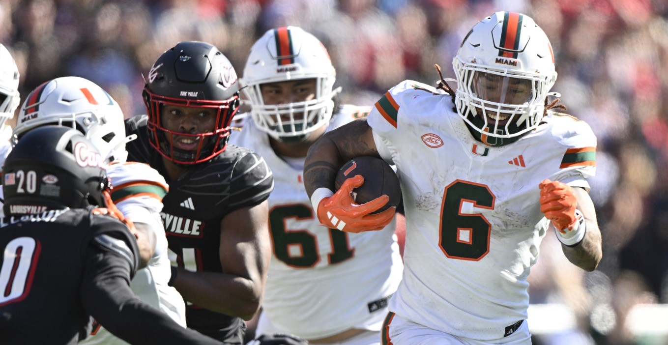 Miami RB Damien Martinez has breakout game vs. Louisville