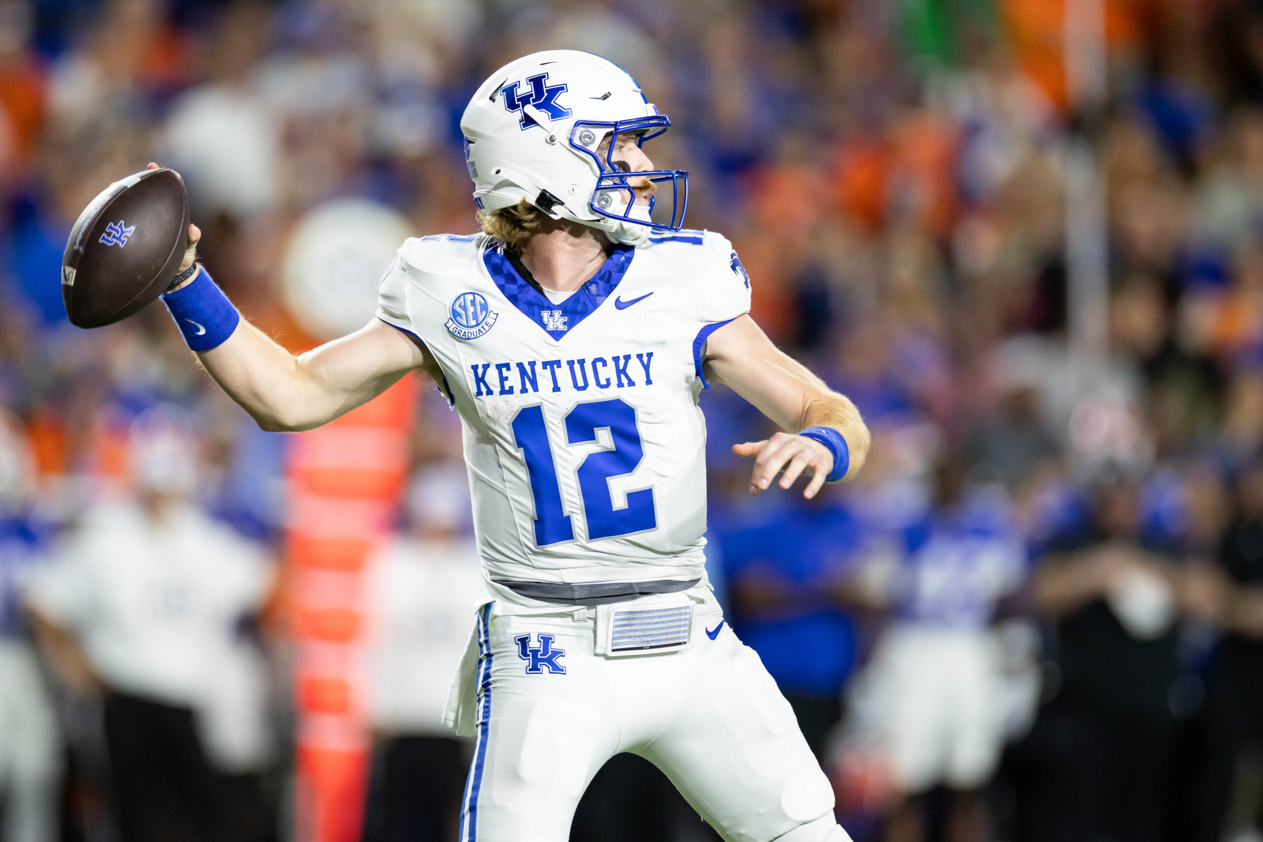 Brock Vandagriff reveals helmet-communication issues to Mark Stoops vs. Texas, per ESPN broadcast