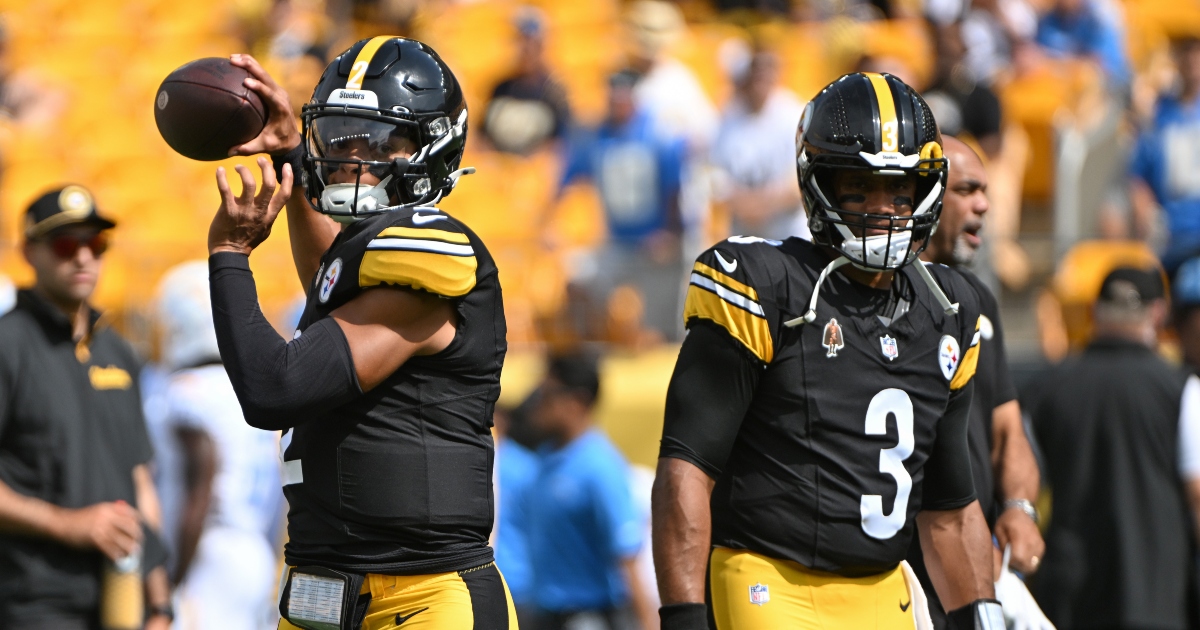 Steelers GM Omar Khan reveals latest on QB situation with Russell Wilson, Justin Fields