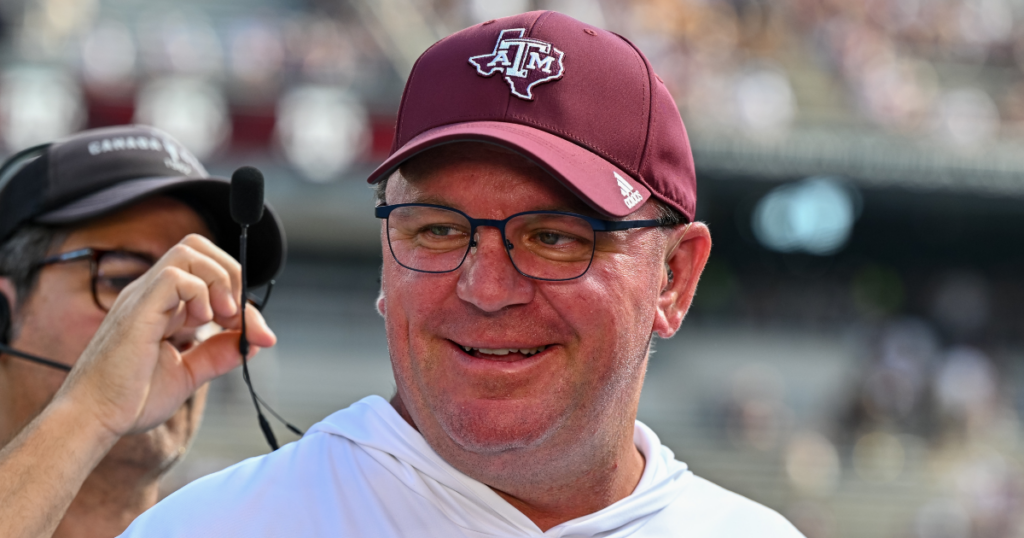 Texas A&M coach Mike Elko is hyping up Saturday's game against LSU to the highest degree.