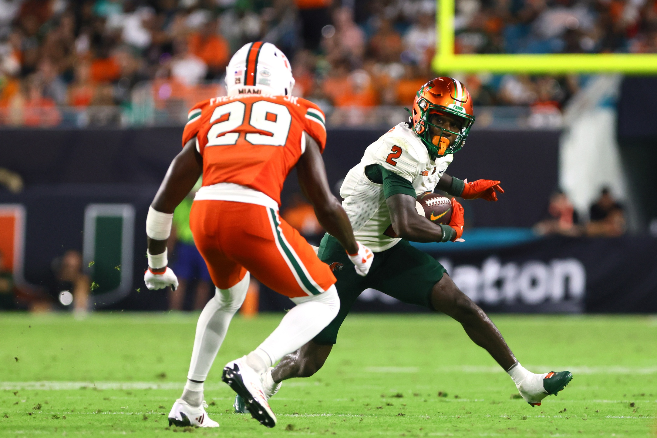 Miami CB OJ Frederique shares take after Wed. practice