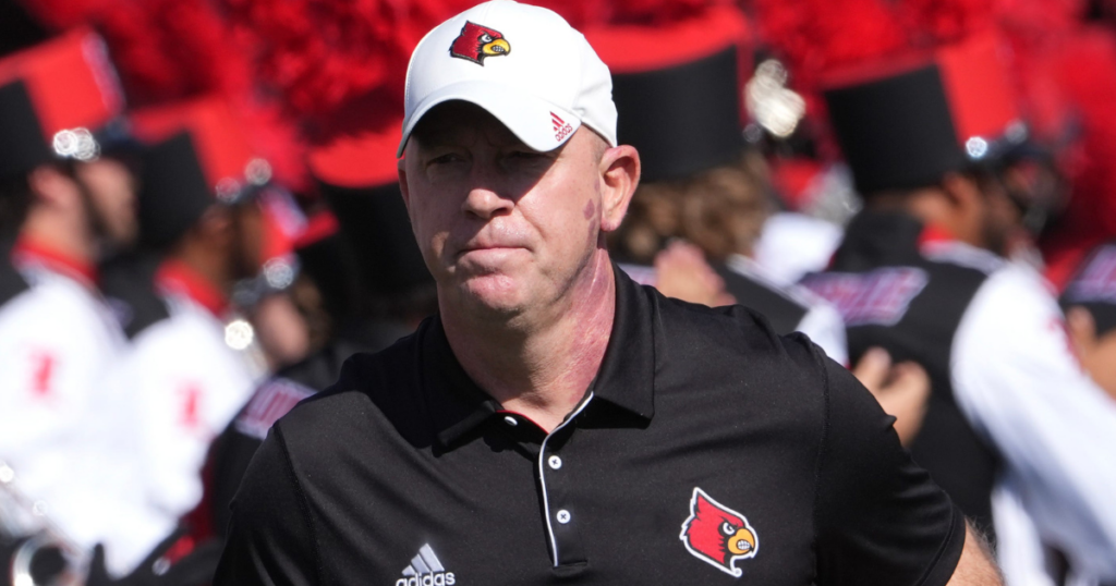 Louisville HC Jeff Brohm