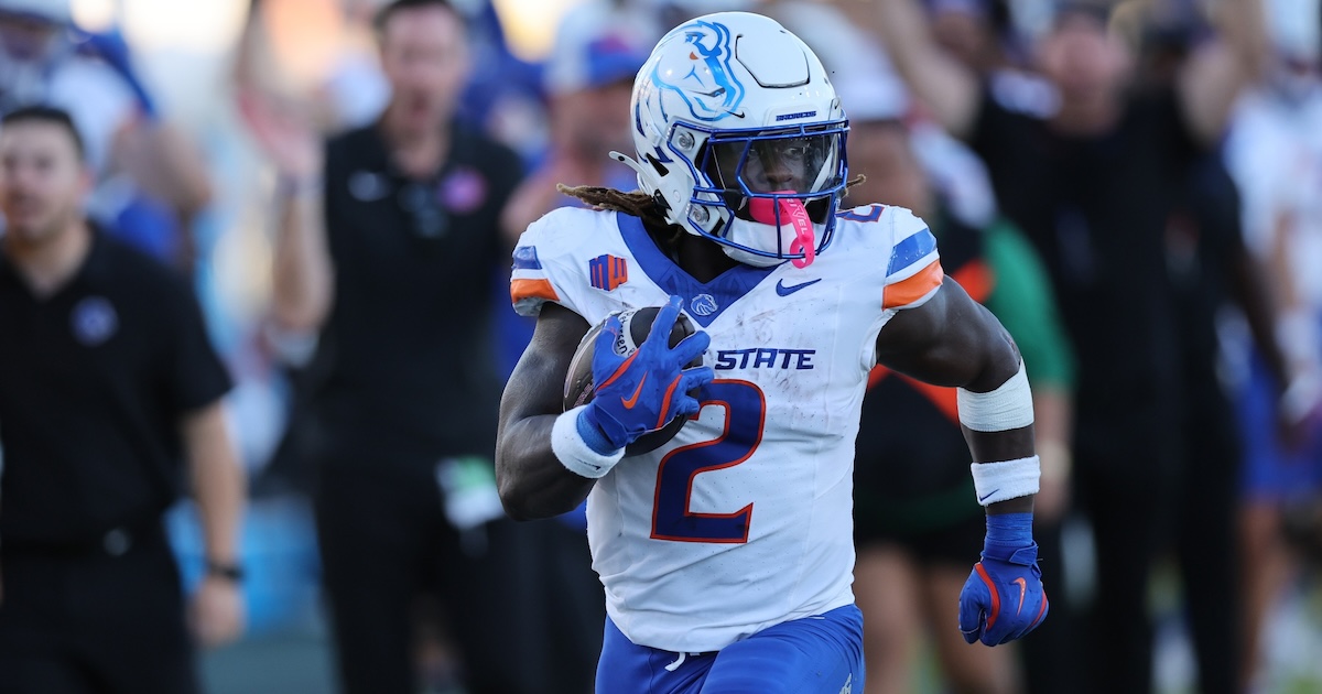 Boise State’s Ashton Jeanty is chasing a spot in the College Football Playoff