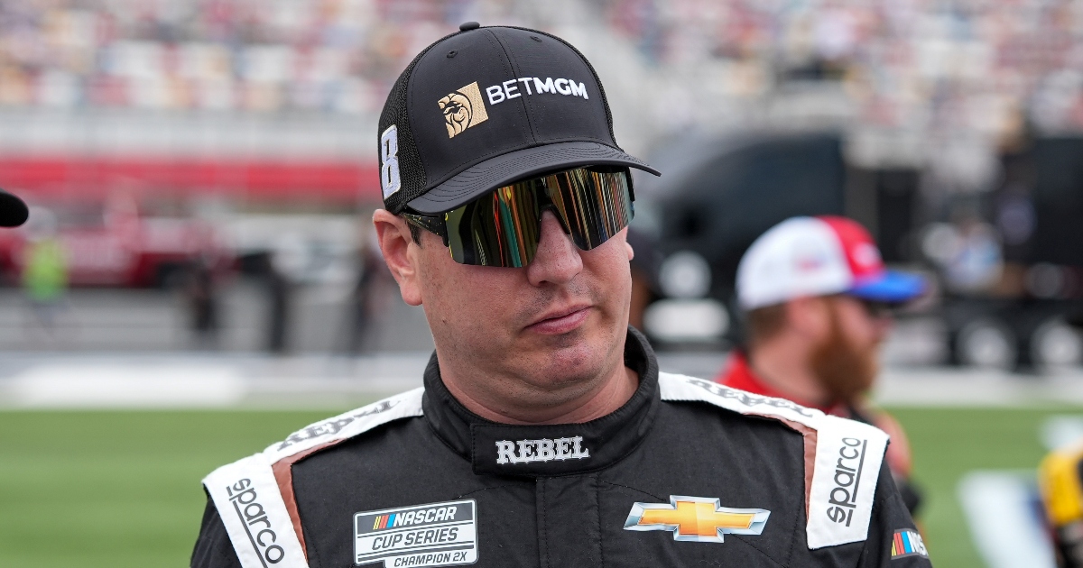 Kyle Busch after getting lapped at Bowman Gray: ‘Can’t f***ing turn’