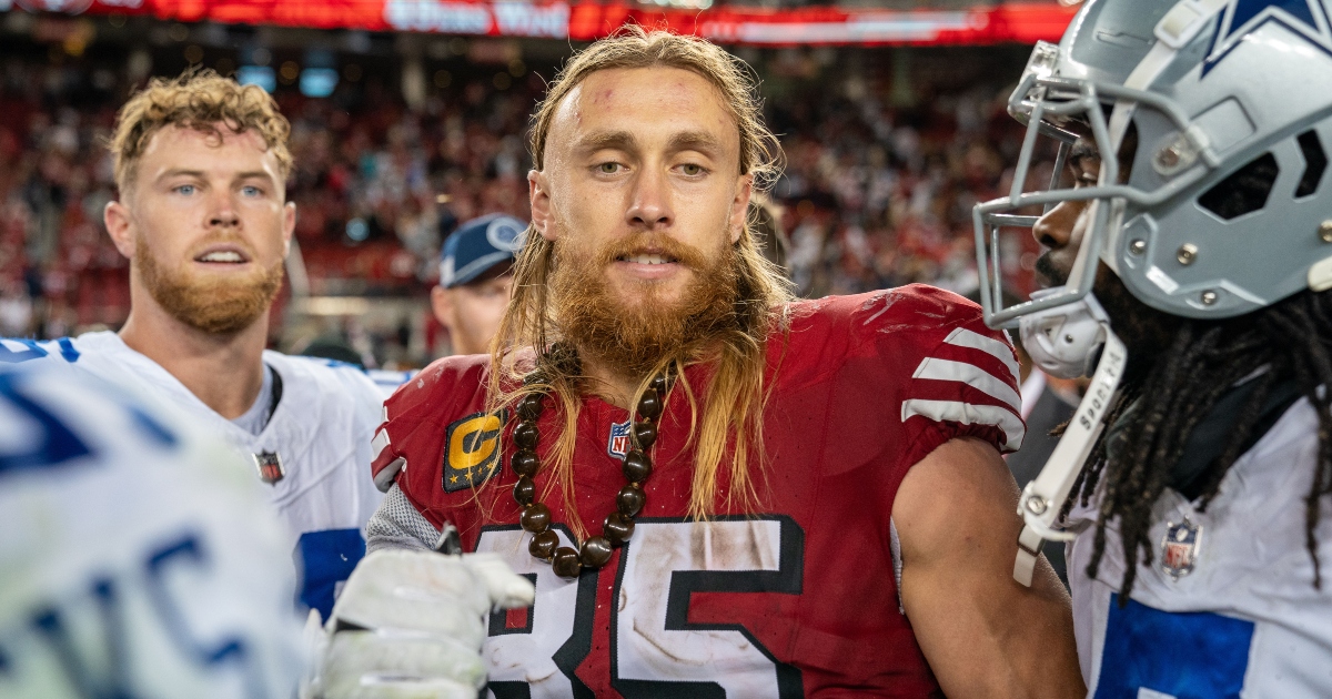 49ers make major decision on George Kittle injury ahead of Falcons game