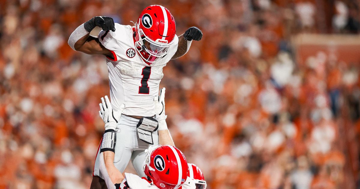 Georgia RB Trevor Etienne has his name called in 2025 NFL Draft