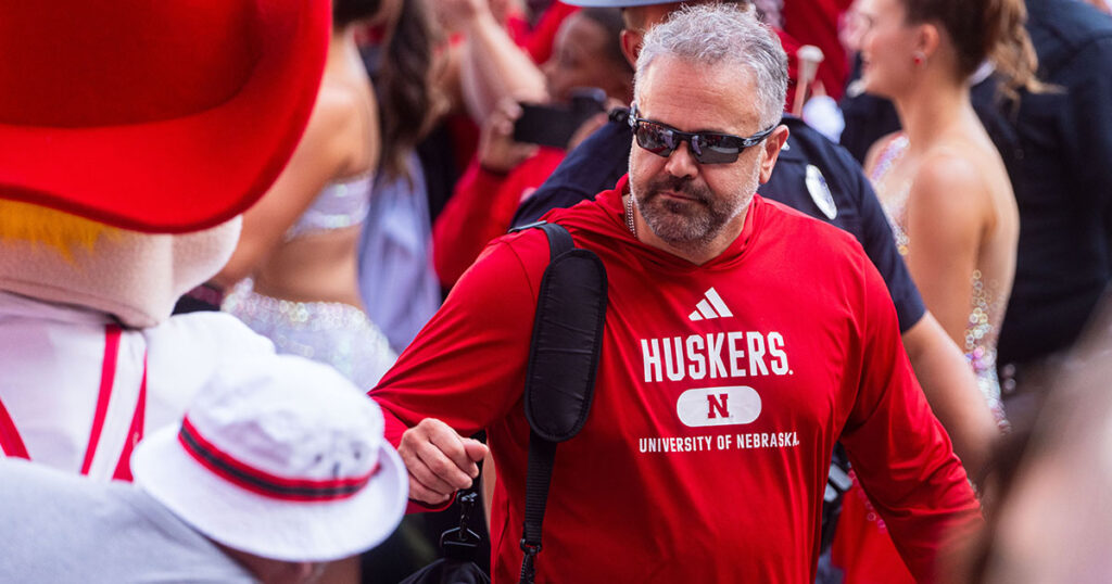 Nebraska Football HC Matt Rhule