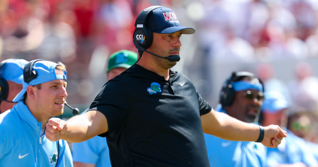 Tulane head coach Jon Sumrall