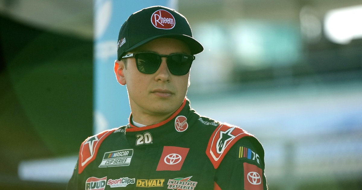 Christopher Bell locks up, spins after contact with teammate Chase Briscoe at Sonoma: 'Ended up in the marbles'