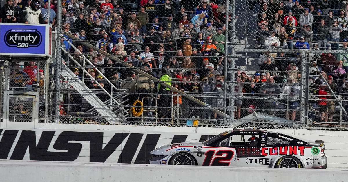 NASCAR ratings released for Xfinity 500 playoff race at Martinsville