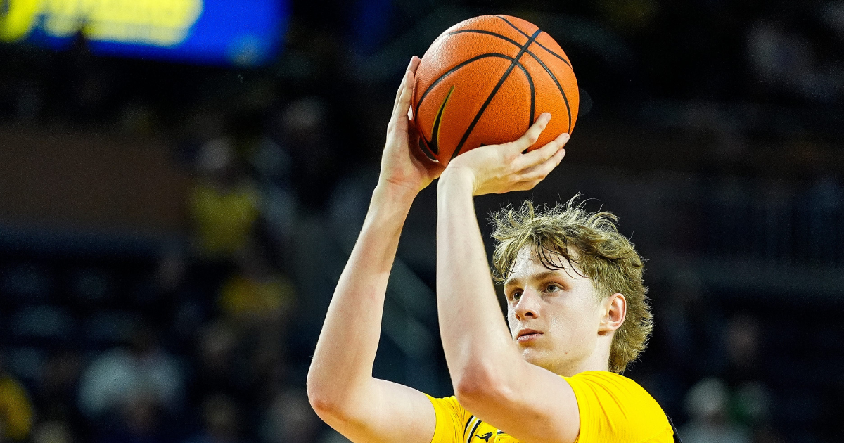 Michigan coach Dusty May feedback after win, Sam Walters' shot