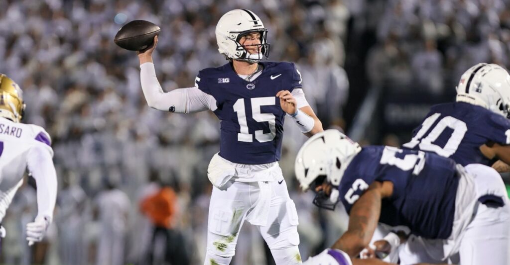 Penn State quarterback Drew Allar (Photo by Frank Hyatt, BWI)