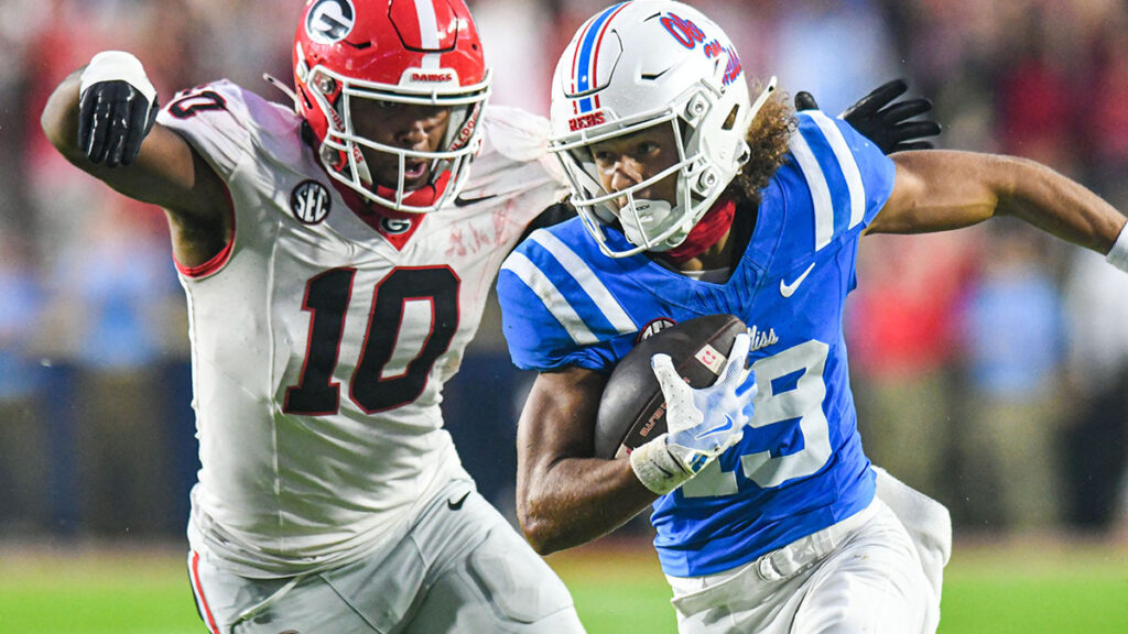 Ole Miss wide receiver Cayden Lee. Mandatory credit: ©Bruce Newman