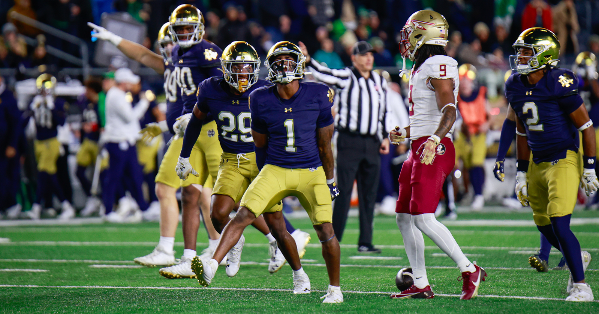 Notre Dame releases depth chart for Week 12 vs. Virginia