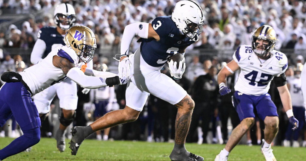 Penn State wide receiver Julian Fleming