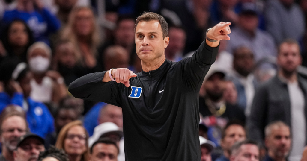 Jon Scheyer at the Champions Classic - Dale Zanine, Imagn Images