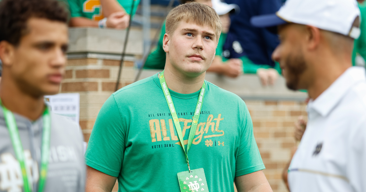 2026 OL Sullivan Garvin commits to Notre Dame football