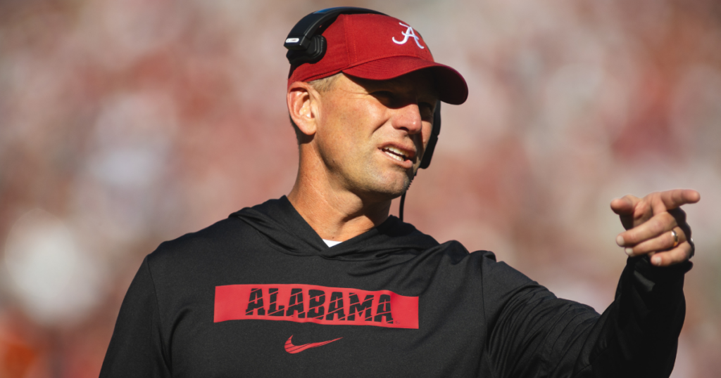 Alabama coach Kalen DeBoer