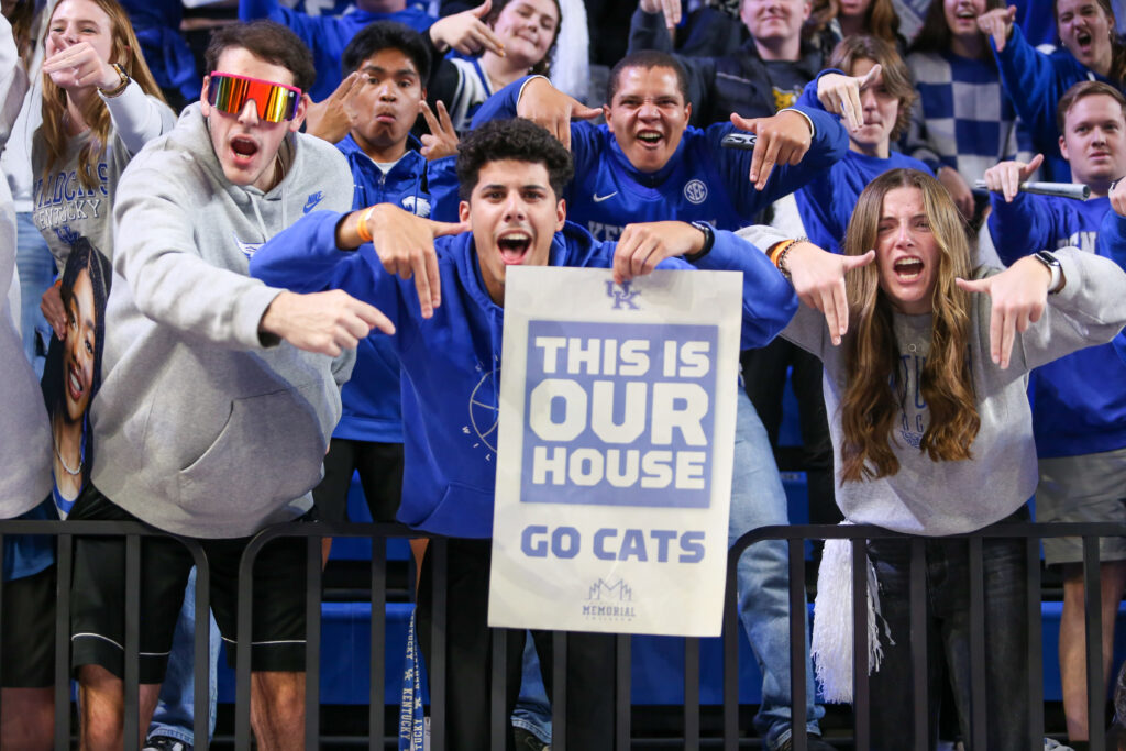 Kentucky fans at Memorial Coliseum - Dylan Ballard, A Sea of Blue