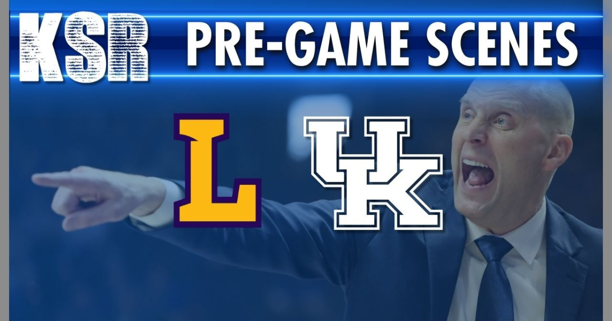 LIVE: Pregame scenes ahead of Kentucky vs. Lipscomb