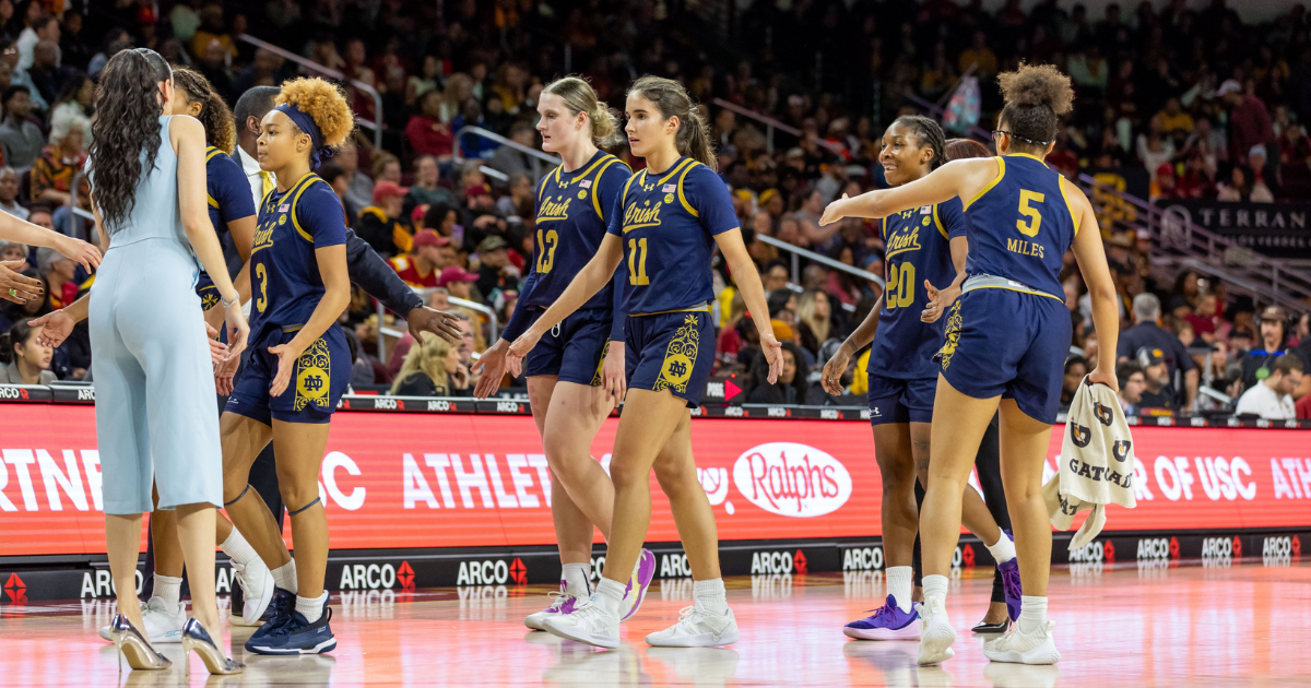 No. 6 Notre Dame women’s basketball beats No. 3 USC in Los Angeles