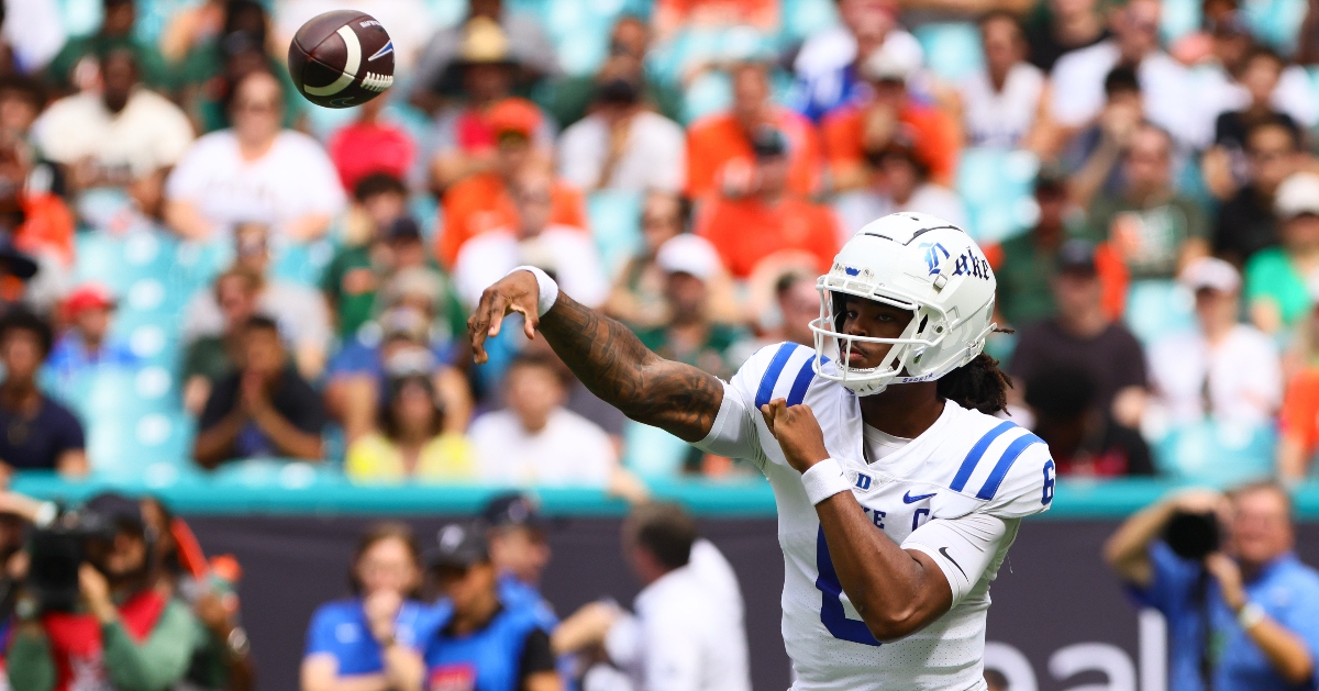 Maalik Murphy flashes double bird at Virginia Tech fans following 86-yard touchdown pass vs. Virginia Tech