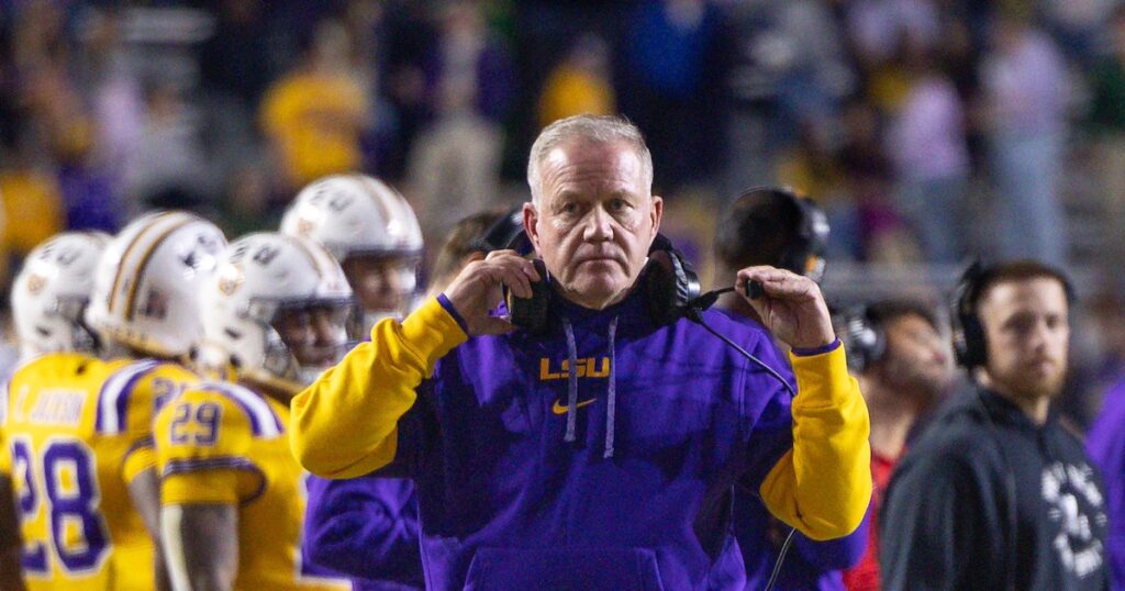Brian Kelly head coach LSU