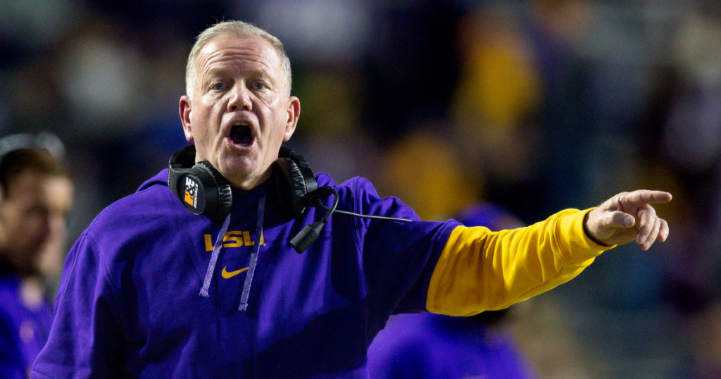LSU coach Brian Kelly never lost faith in his team.