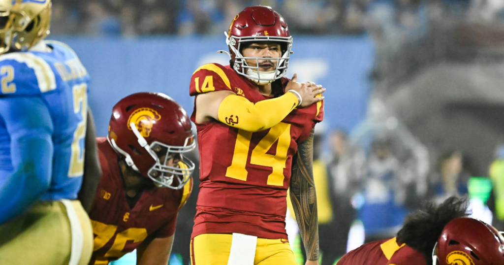 USC quarterback Jayden Maiava