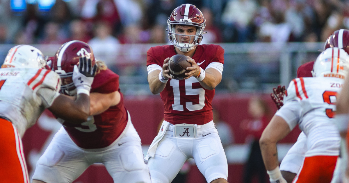 Ty Simpson hopes to be Alabama starting quarterback in 2025